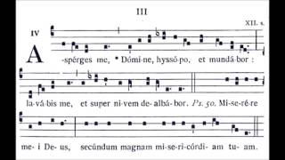 Asperges Me II  Gregorian Chant III [upl. by Lanza684]