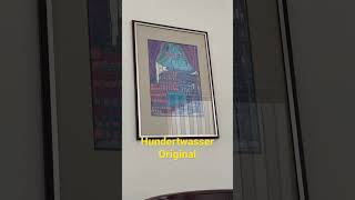 Hundertwasser Original art kunst hundertwasser shortvideo shorts [upl. by Arymat]