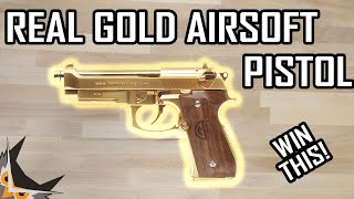 GOLD AIRSOFT PISTOL  GPM92 GP2 GOLD LIMITED EDITION [upl. by Iredale]