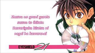 Eyeshield 21 Opening 1  Coming Century  Breakthrough   Lyric [upl. by Dragone]