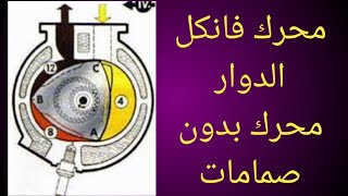 محرك فانكل Wankel engine  محرك دوار  بدون صمامات  مميزات وعيوب [upl. by Dori]