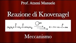 Reazione di Knovenagel Sintesi di acidi carbossilici ProfAtzeni ISCRIVITI [upl. by Rolfston]