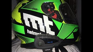 Vnetphone V8 Best Helmet bluetooth intercom Unboxing and Overview [upl. by Elatnahs121]