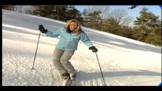 Ski Tips with Pam Fletcher  Lean forward on steep terrain [upl. by Rutan]