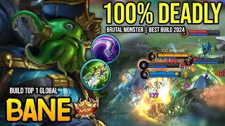 BANE BEST BUILD 2024  BUILD TOP GLOBAL BANE GAMEPLAY  MOBILE LEGENDS✓ [upl. by Kamaria]