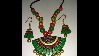 latest terracotta jewellery designs [upl. by Lonier280]