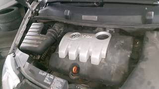 vw sharan 20tdi how to change timing belt and coolant pump [upl. by Secnarf689]