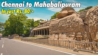 Best way to reach MAHABALIPURAM from CHENNAI  AC Seater BUS  budget Tour Guide🤑  Tamil Nadu 2022 [upl. by Yekcim854]