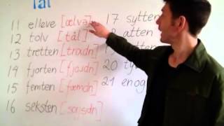 Tips til tallene  Help to pronounce numbers in Danish [upl. by Solon]