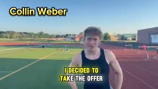 Thiel College Lands Receiver Collin Weber for football team highschoolsports [upl. by Akerdna]