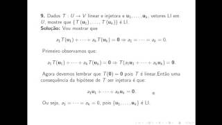 Exercícios resolvidos de álgebra linear Cap 5 Ex 09 Boldrini [upl. by Aydidey679]