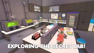 EXPLORING the SECRET LAB in Adopt me [upl. by Filemon]