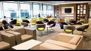 Chilling at the Glasgow Airport Lounge [upl. by Atileda]