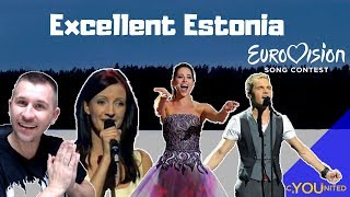 Estonia in Eurovision All songs from 19942018  Reaction [upl. by Koch146]