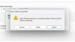 Fix Epic Games Launcher Uninstall Error quotEpic Games is Currently Running [upl. by Bowerman]