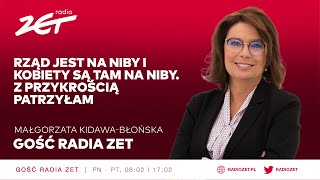 Gość Radia ZET  Małgorzata KidawaBłońska [upl. by Asenab]