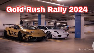 Gold Rush Rally Boston 2024 DDE Lamborghini SVJ Ferrari F1 Car And More Part 12 [upl. by Yruam]