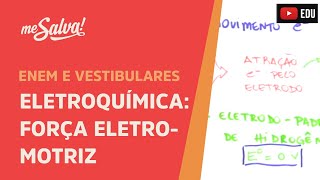 Me Salva ELQ04  Eletroquímica Força Eletromotriz [upl. by Sulrac48]