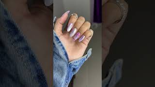 Chrome nails 💅🎀 nails naildesigns nailart manicure explore shorts ytshorts ytviral yt [upl. by Shute447]