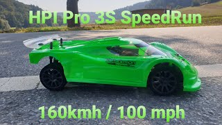 HPI Pro an 3S 160 kmh  100 mph [upl. by Aihsi]