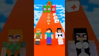 NEW Epic ROMANTIC Punch RUN Challenge  HEROBRINE vs FAKE SADAKO and ALEX [upl. by Novahc16]