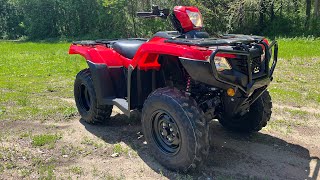 2022 Honda Foreman ES EPS Review THE WORK HORSE OF ATVS [upl. by Boleyn]