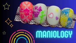 REVIEW 🤔 Maniology Stamping Plates  Stickers  Easy Nail Art At Home DIY [upl. by Erick]