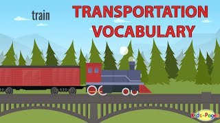 Transportation Vocabulary and Vehicle Names [upl. by Dadinirt]