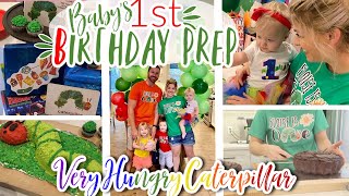 Very Hungry Caterpillar Babys First Birthday Party Cake Decor Food and more  Rachel Engelbarts [upl. by Anigroeg533]