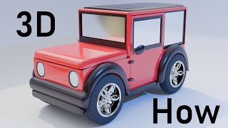 23 How to Model a Car  Section C  3D Modeling Course in Hindi  Blender [upl. by Niassuh]