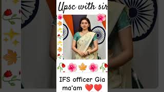 IFS officer Gia mam motivational video 🍁💗 [upl. by Lexis858]