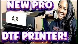 DTF PRINTER UPGRADE   PRO A3 DUAL HEAD DIRECT TO FILM  PRINT YOUR OWN TRANSFERS [upl. by Latsyrcal6]