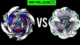 COBALT DRAGOON 560C vs HORN RHINO 380S  BEYBLADE X BATTLE [upl. by Aeneus]