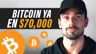 AHORA Bitcoin Superando los 70000 ¿Y ahora [upl. by Sivam]