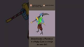 Transformei Mordecai e Rigby nos Meus OCs Favoritos 😱apenasumshow shorts [upl. by Ednalrym]