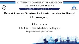 47th ICON Conference 2022  Day 1  Breast Cancer Session 1 [upl. by Aihpled58]