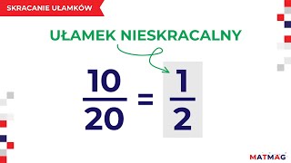 Skracanie ułamków  MATMAG ⭐ [upl. by Carrol]