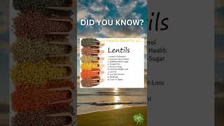 Health Benefits of Lentils [upl. by Suirauqram523]