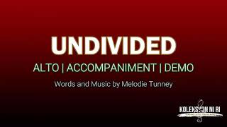 Undivided  Alto  Vocal Guide by Sis Jonah Manipon [upl. by Kelli]