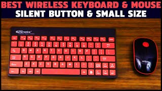 Best Wireless Keyboard and Mouse under 1000  Silent Button amp Small Size  Portronics Key2A Review [upl. by Hgielyk]