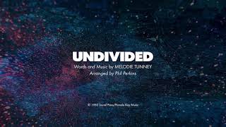 UNDIVIDED  SATB piano track  lyrics [upl. by Norvall160]