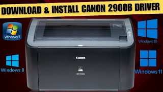 How to Download and Install Canon 2900b Printer Driver [upl. by Agnes]