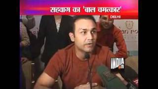 Virender Sehwag gets a Hair Transplant [upl. by Lerat]