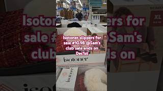 Isotoner slippers for sale 1098 ‎samsclub sale ends on Dec1st shorts samsclub slippers [upl. by Anedal]