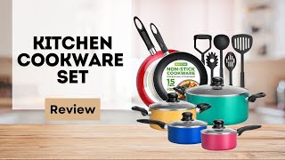 NutriChef Non Stick Kitchen Cookware Set Review [upl. by Elsy]