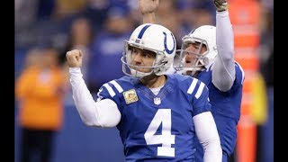 Adam Vinatieri Hits Longest Field Goal as a Colt in Game Winner  Colts vs Broncos 2015 [upl. by Pelligrini]