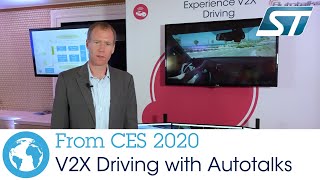 From CES 2020 Experience V2X Driving with Autotalks [upl. by Rai883]