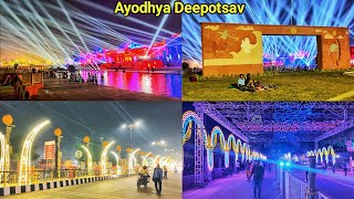 Ayodhya Deepotsav 2024Ram paidi ayodhyaNew updateayodhya Tourist PlacesAyodhya vlogsRamMandir [upl. by Kussell]