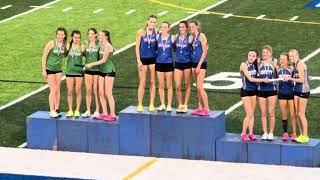 2024 Olentangy Orange TampF  2000m Sprint Medley at the Liberty Freedom Relays [upl. by Crane]