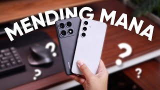 MENDING MANA  🥵 Xiaomi 14T Pro vs Samsung S24 FE [upl. by Gnil]